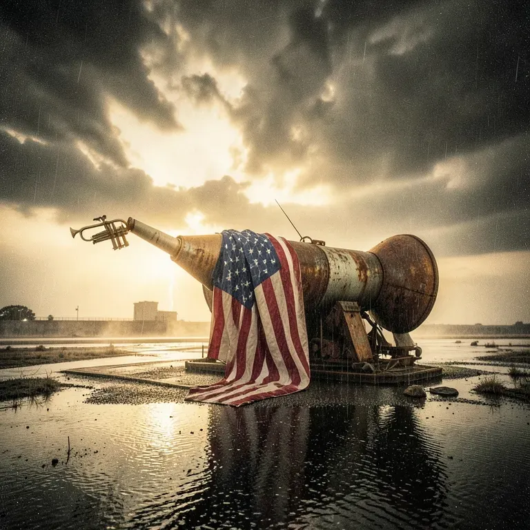 The Last Folded Flag