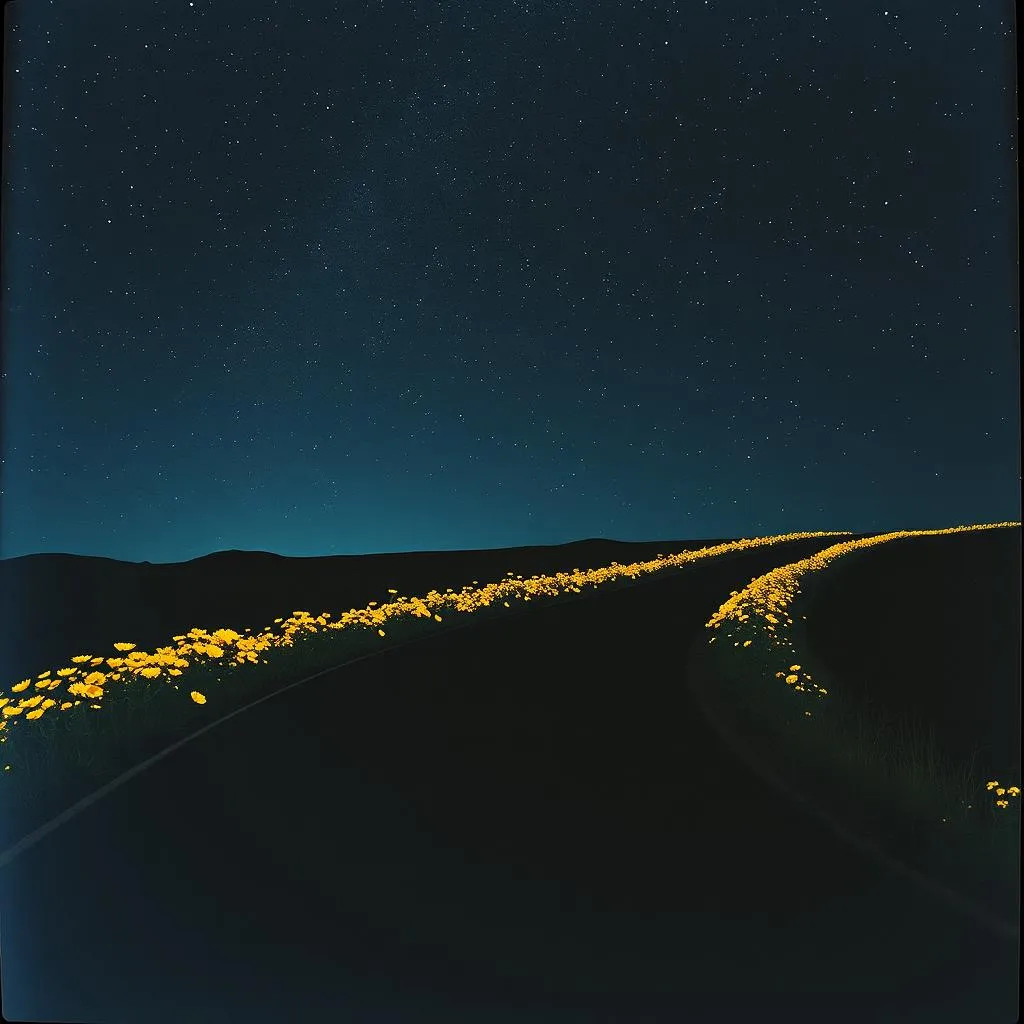 Winding rural roads