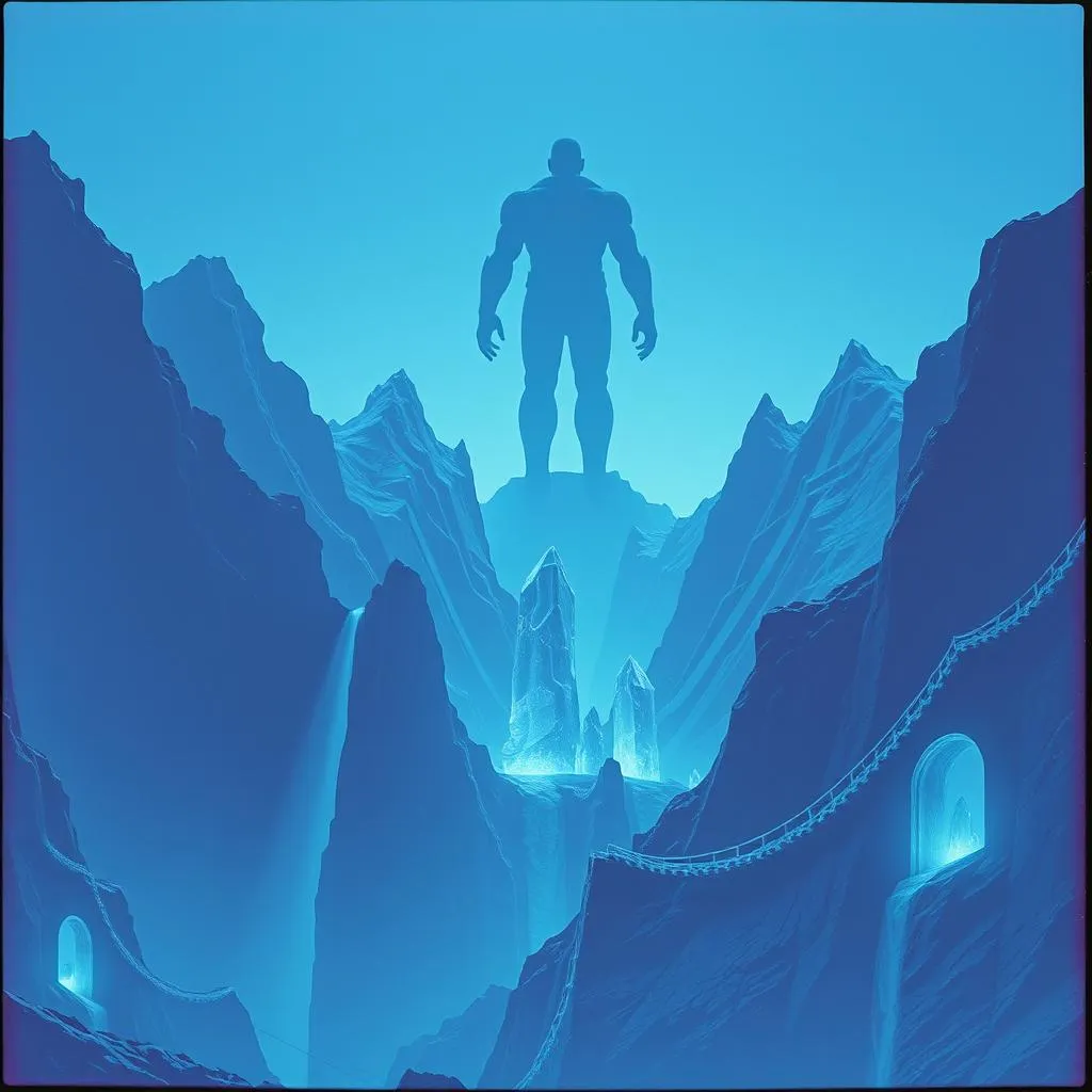 Hi Resolution screams from wicked binary souls fearful of the Titan