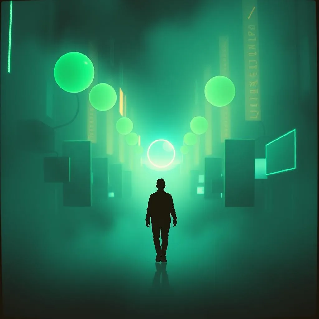 Blindly walking