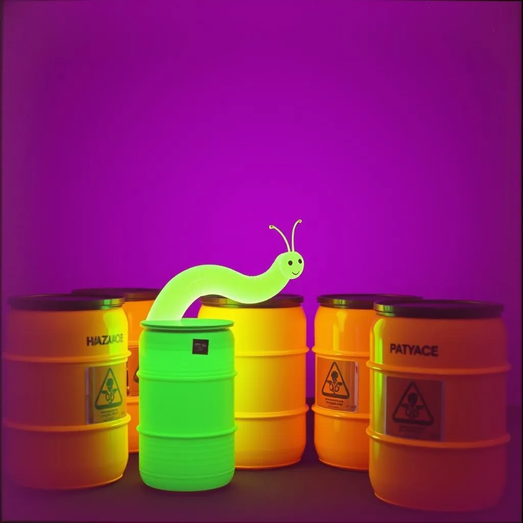 Toxic radioactive.