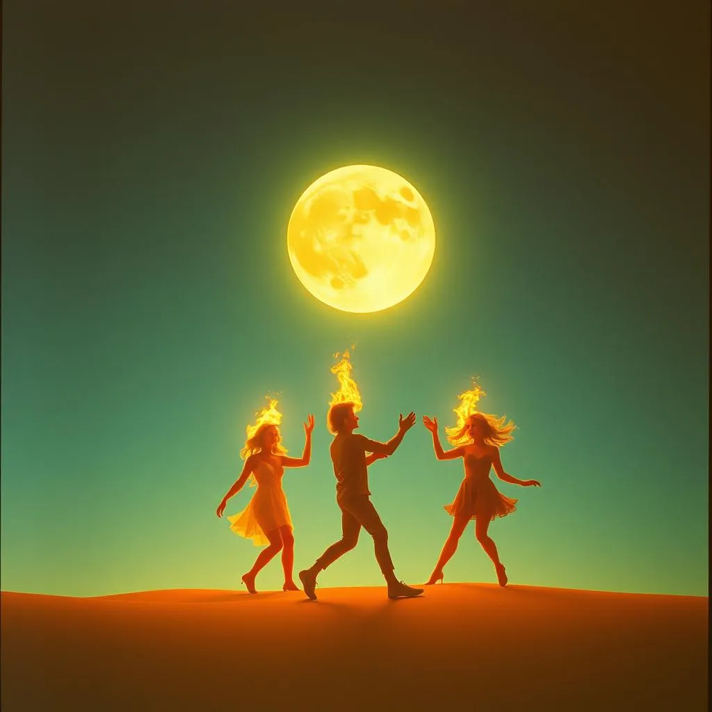 Danse Sous La Lune