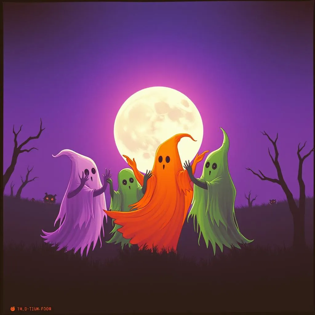 Halloween dancing fools