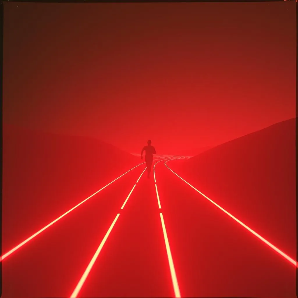 Running in red