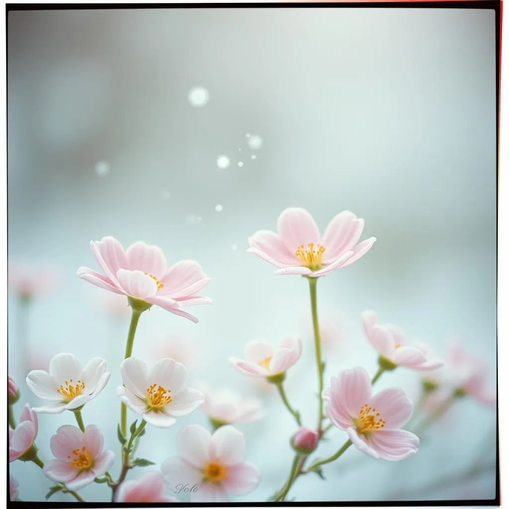Snow in spring 2