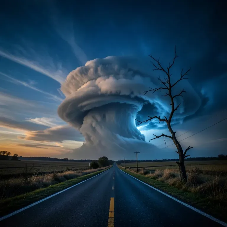 Storm On The Fence
