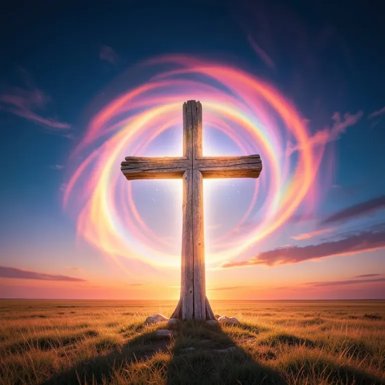 In the cross