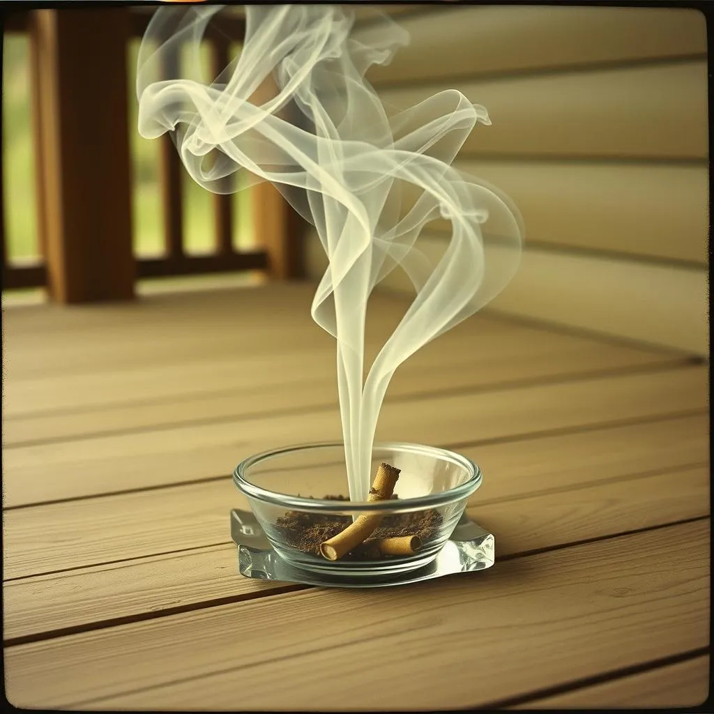 man in the smoke