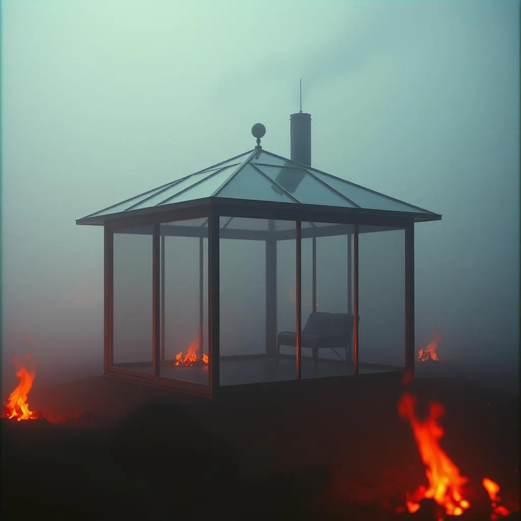 Glass house heart
