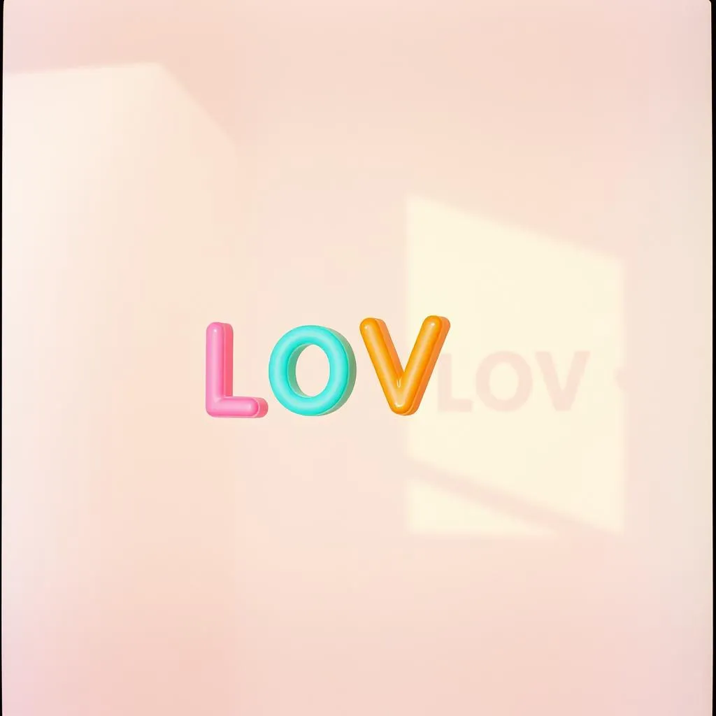 Letters make words.