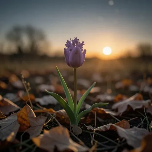 Lila tulipán