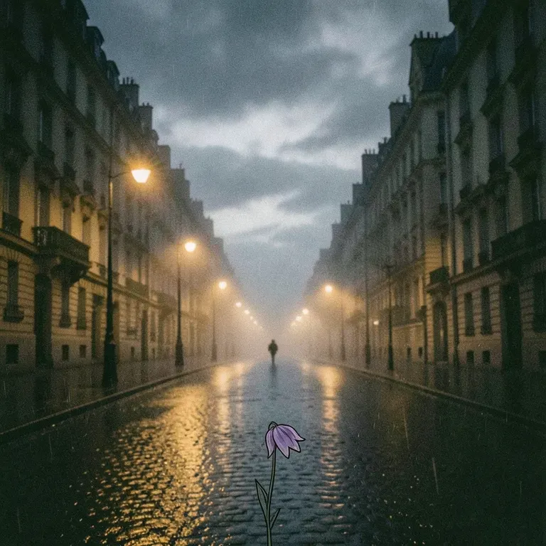 Sous le ciel gris