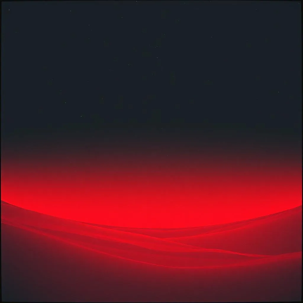 Rote Tränen im Schatten