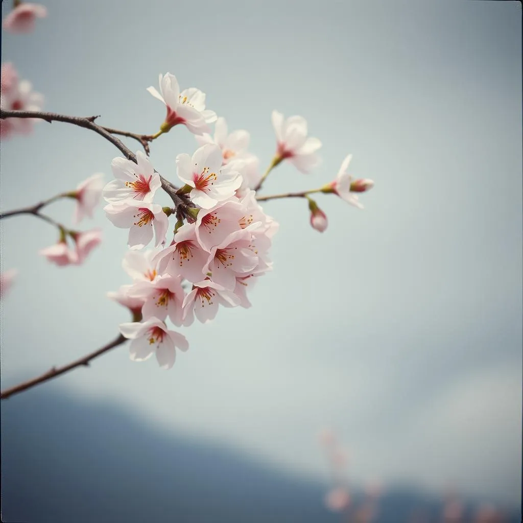 Under the cherry tree