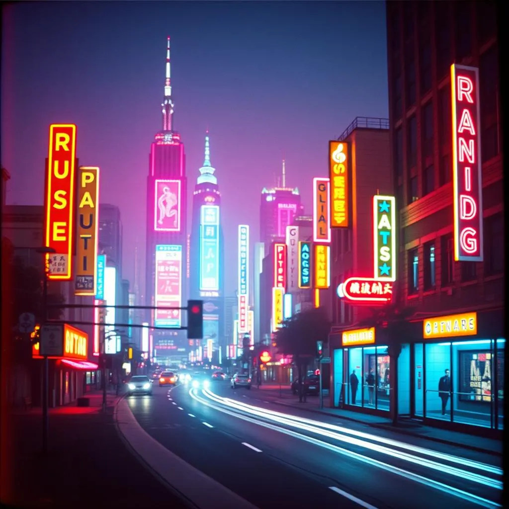 Dancing Under Neon Lights