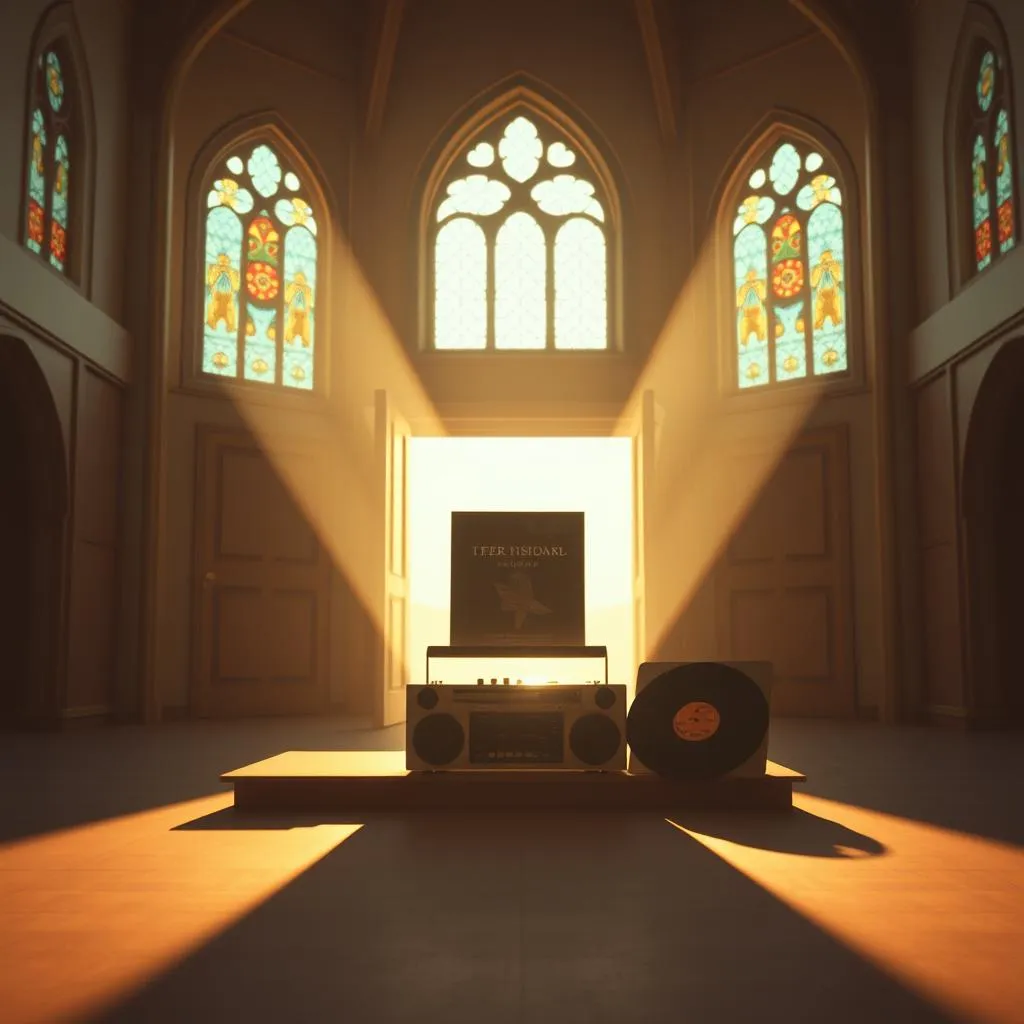 In God's house