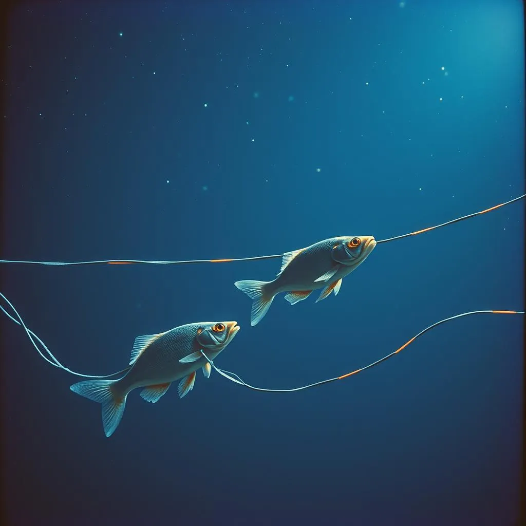 Catfish on the line