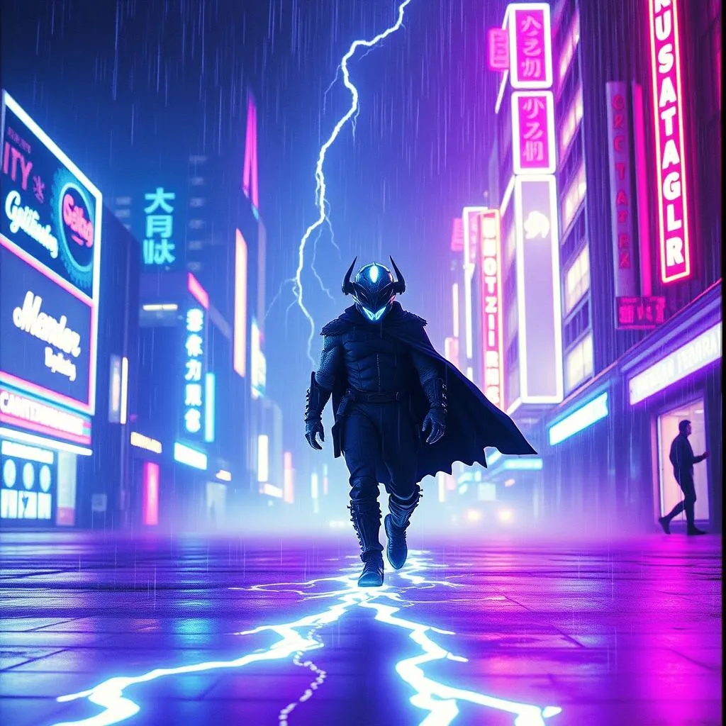 Lightning In His Footstep