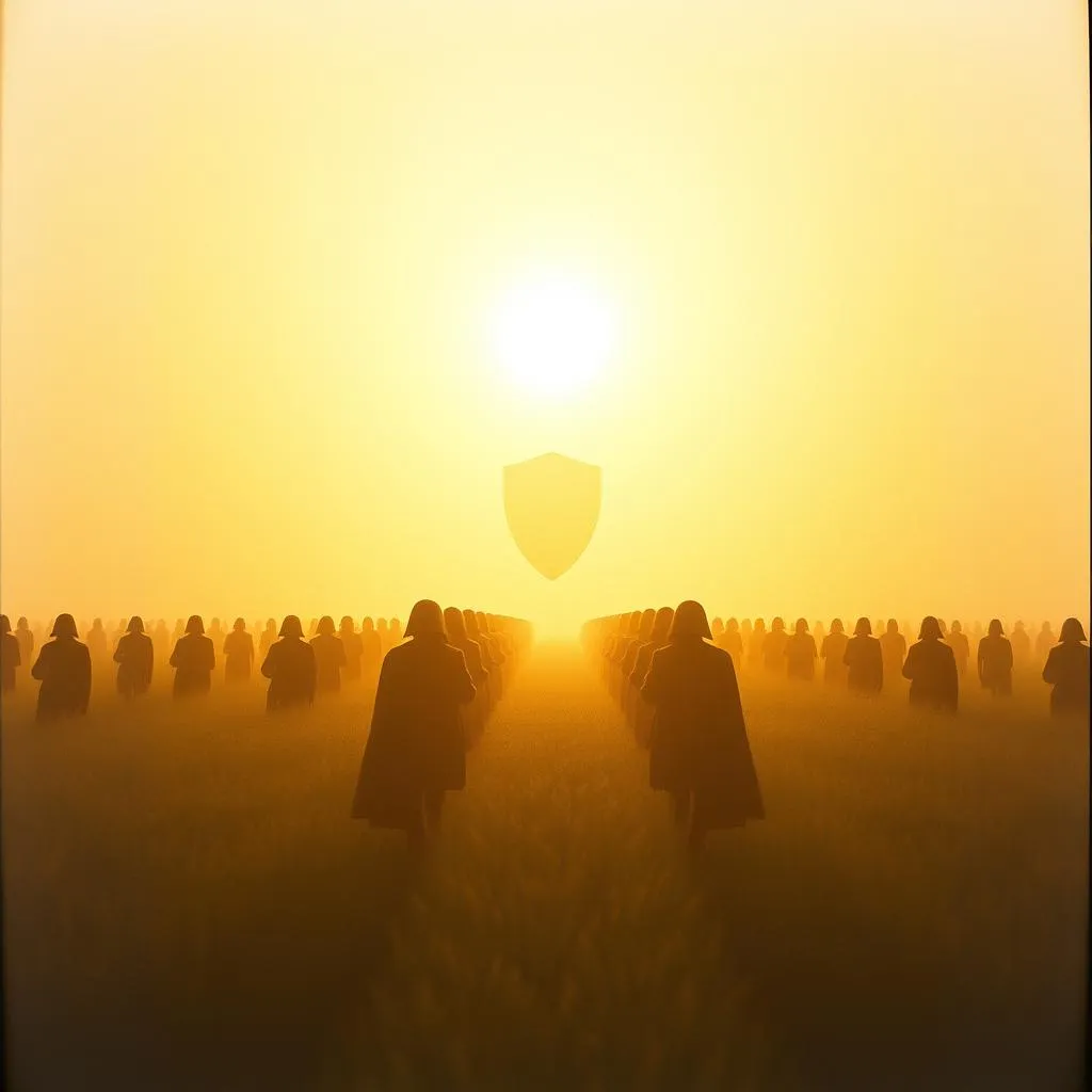 The battle
