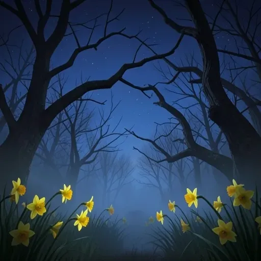 Daffodils in the Dark