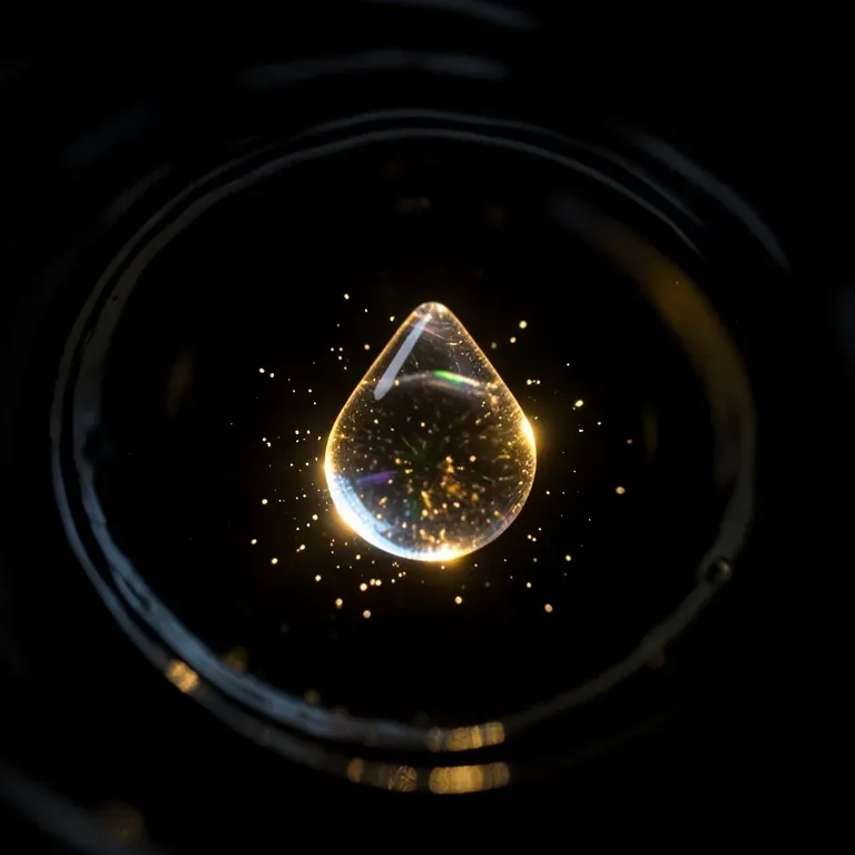 A droplet of light