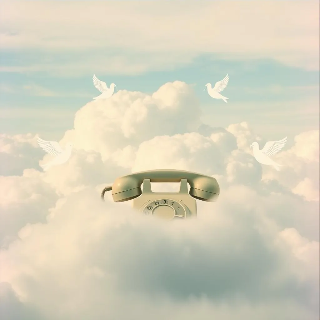 My Mom is calling from heaven