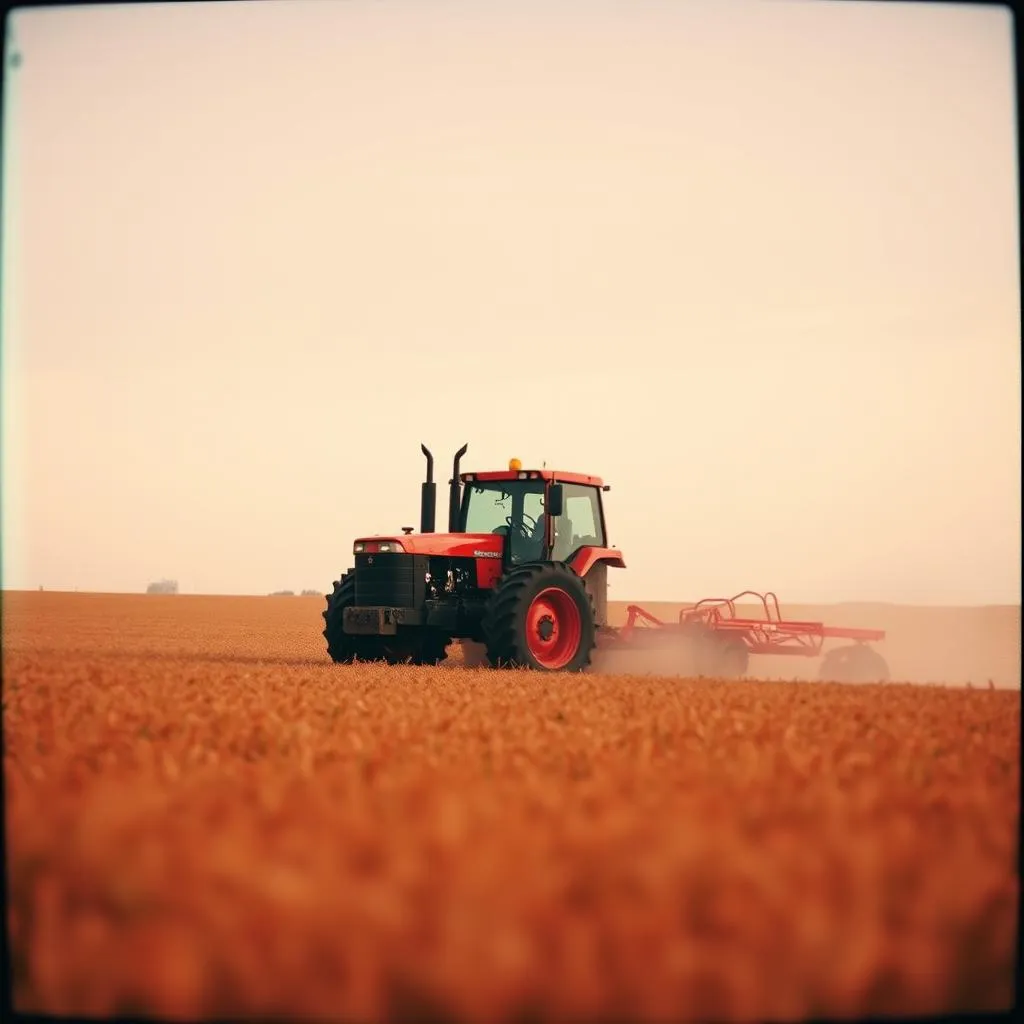 Kubota red dreams in motion