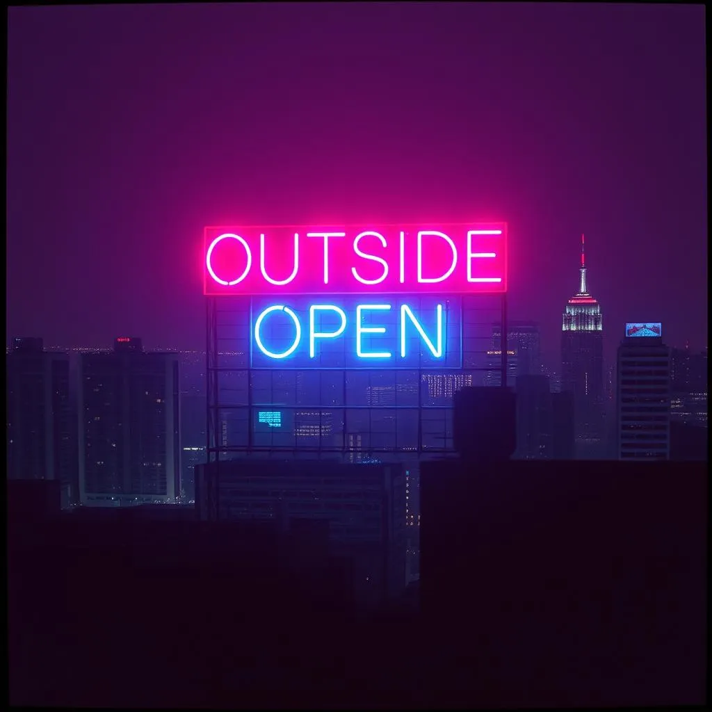 OUTSIDE OPEN