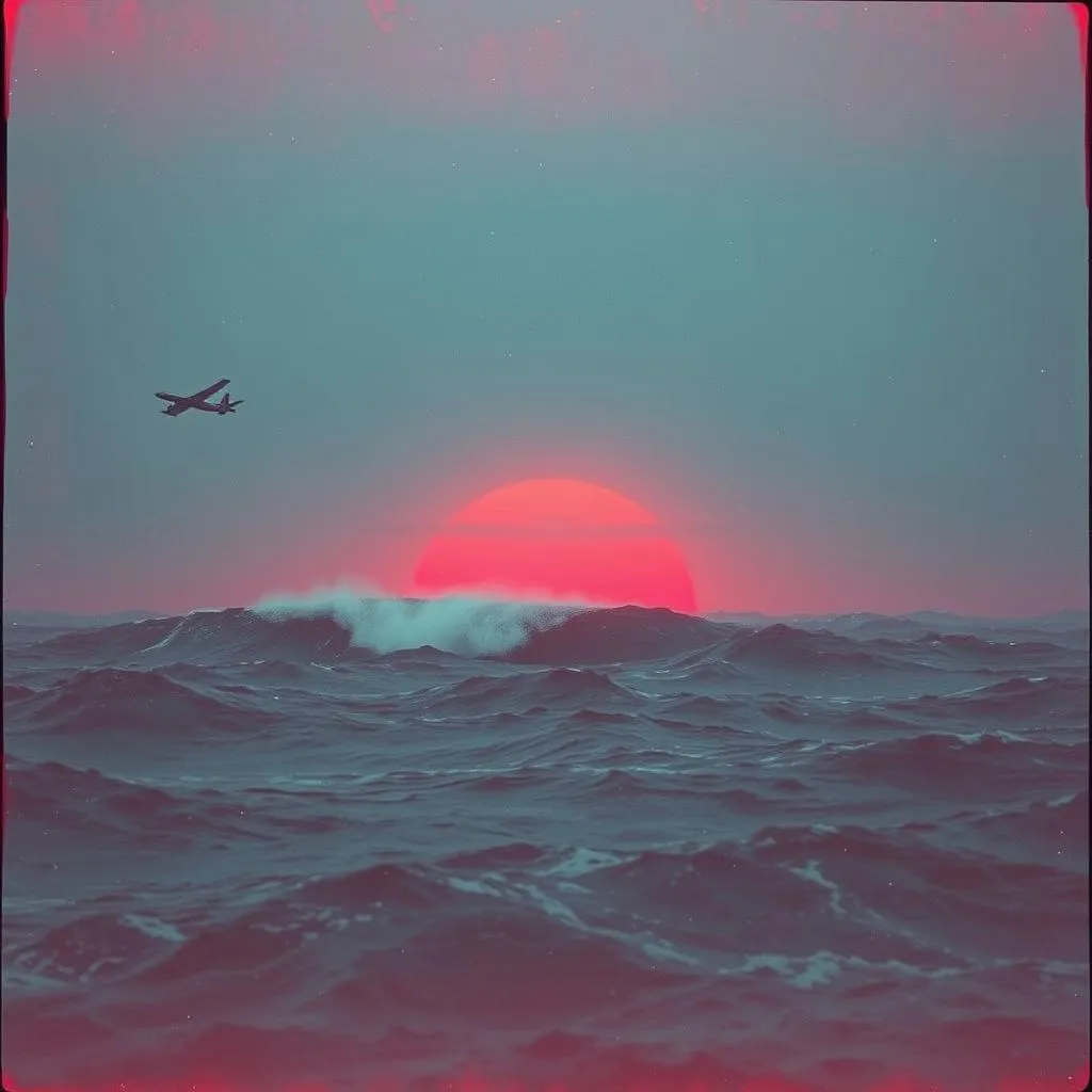 Blood Dropping the Ocean