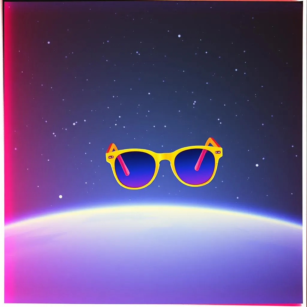 Faded sun glasses