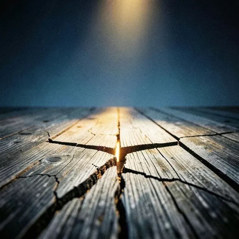 “light through the cracks”