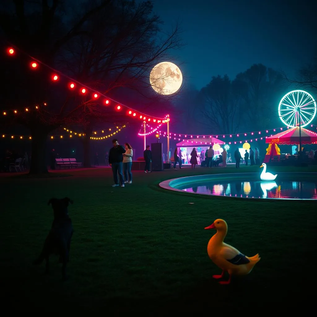 Party im Park