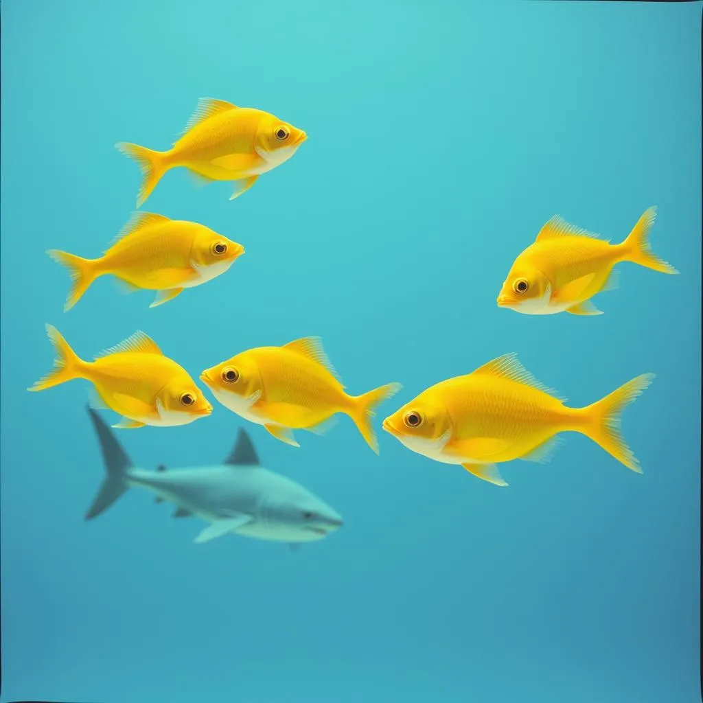 Cinco Peixinhos dourados