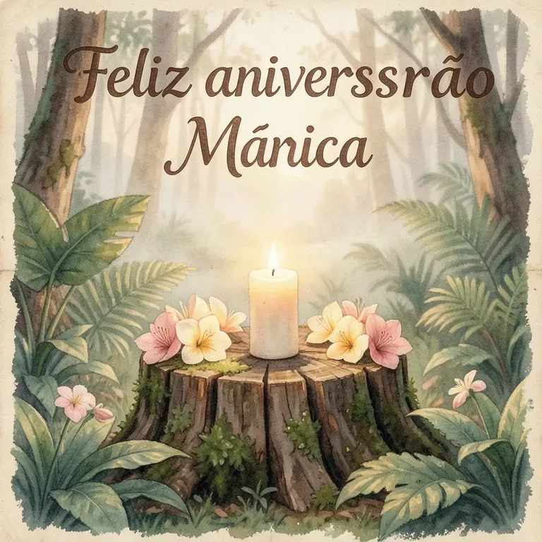 Feliz aniversário Márcia