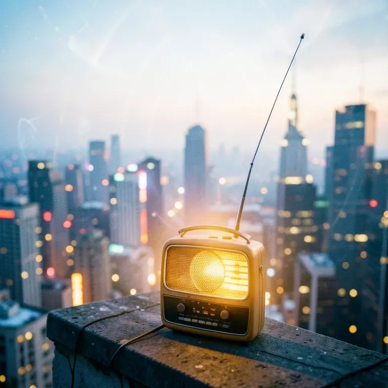 Turn on the radio