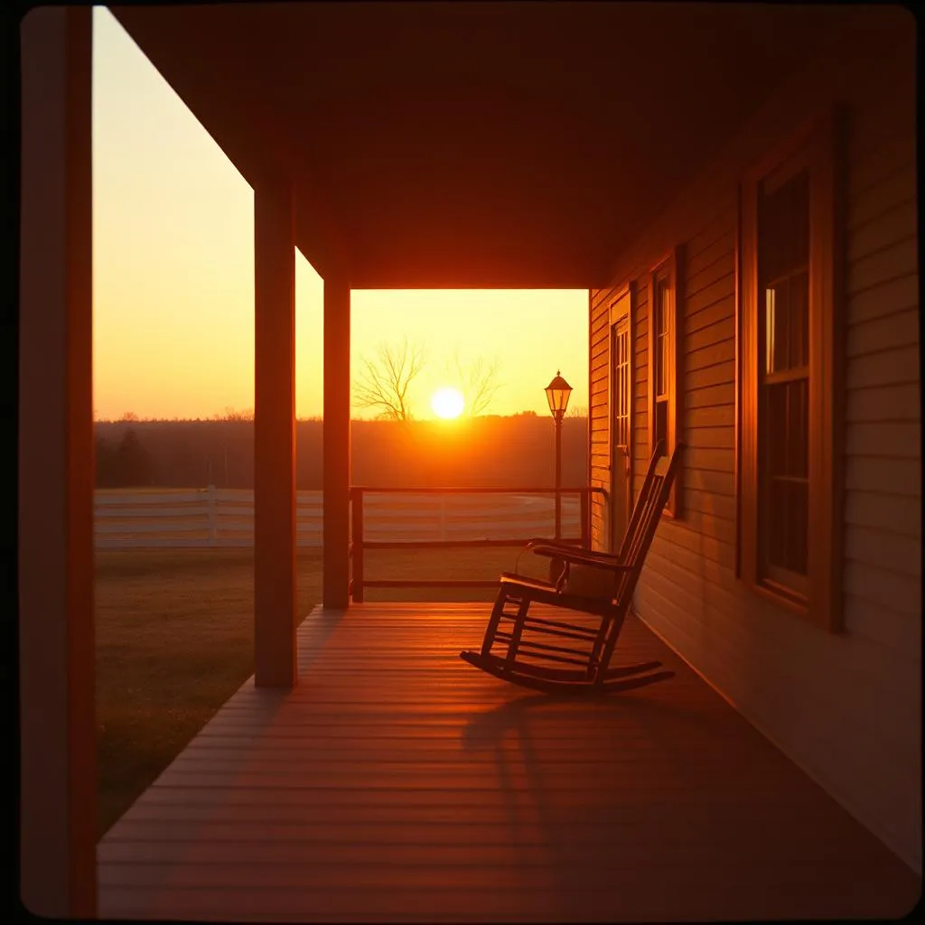 Goodbye on the Front Porch
