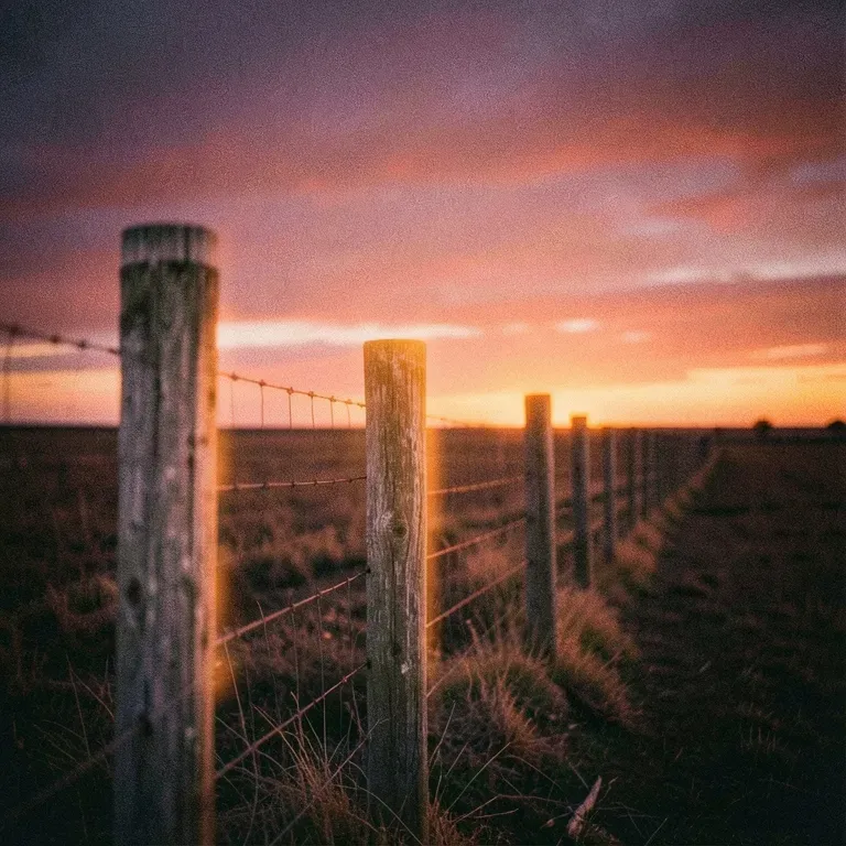Fence Line Hearts