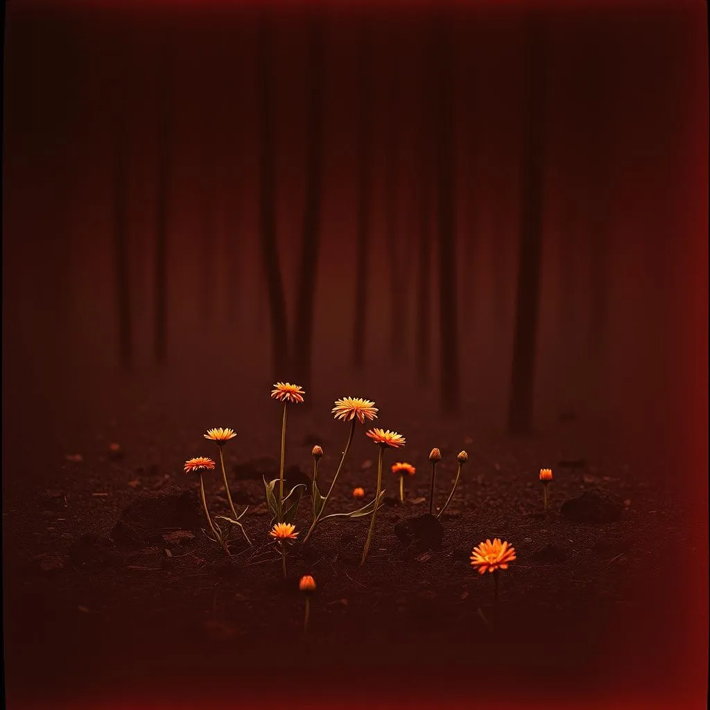 Ashes in bloom