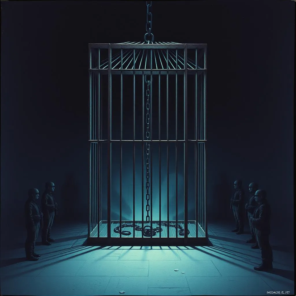 Locked away