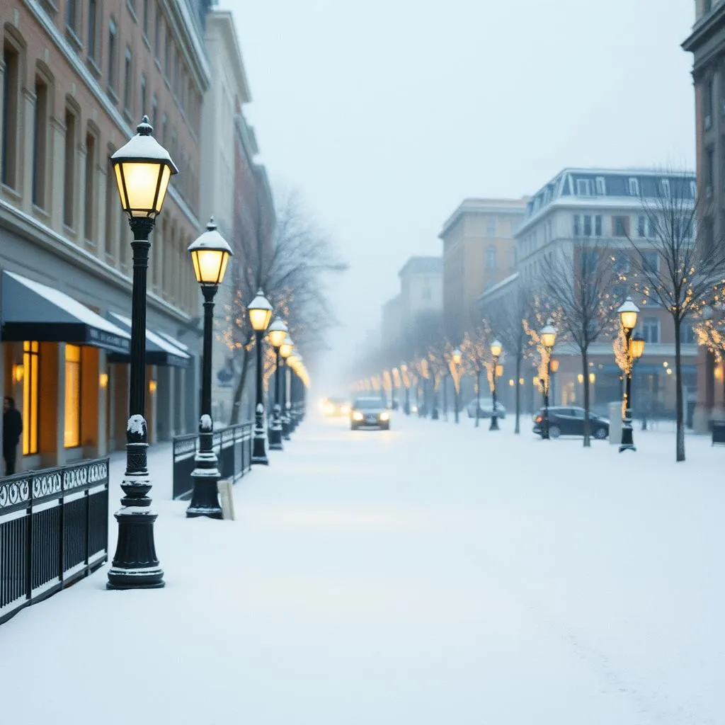 White Christmas in the City