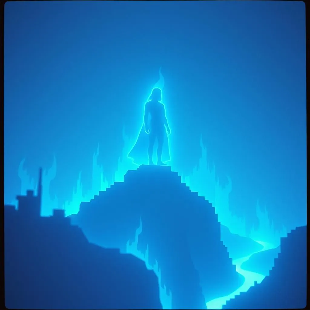 AzurioSan blue flames