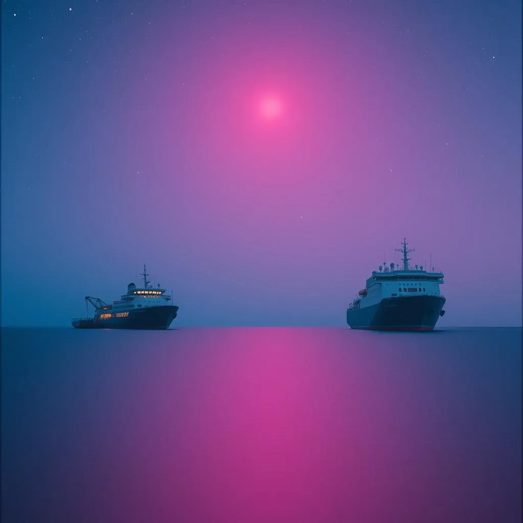 Two Ships in the Night