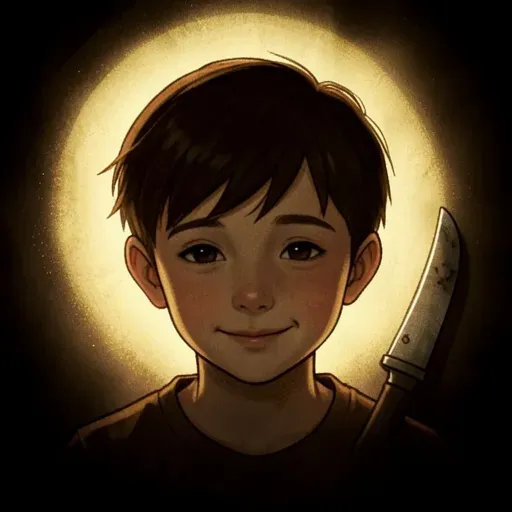 Perfect Man With A Knife In His Hand