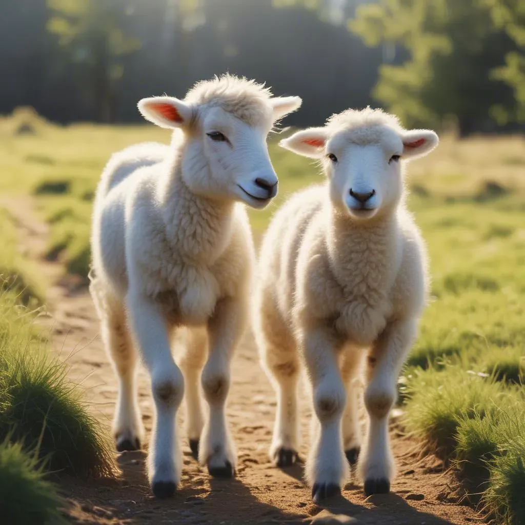 Mary had a little lamb with soft cotton