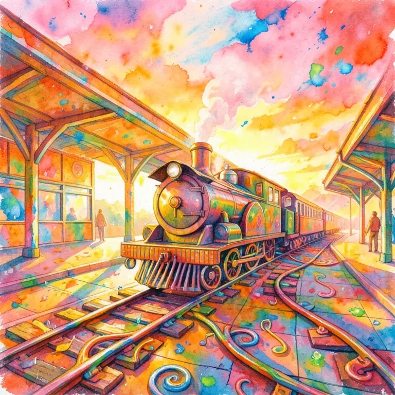 O trem das cores