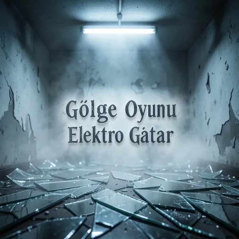 Gölge oyunu elektro gitar