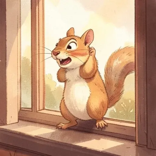 Clumsy Climbing Chipmunk