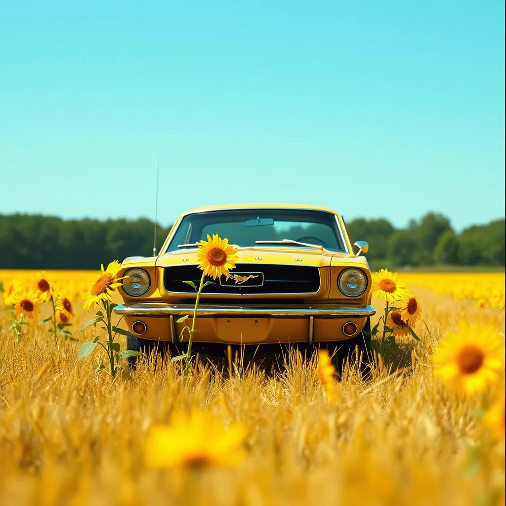 Sunflowers and roses