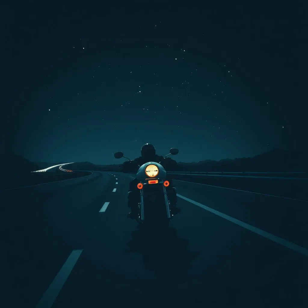 Shadows on the road