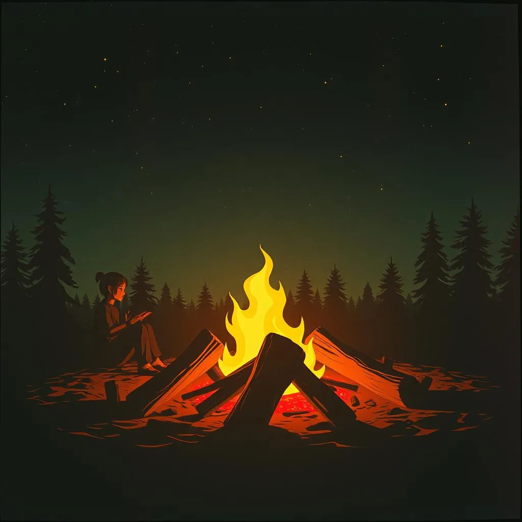 Through the flames
